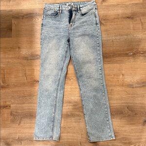 Vigoss Straight Light Wash Blue Women's Jeans